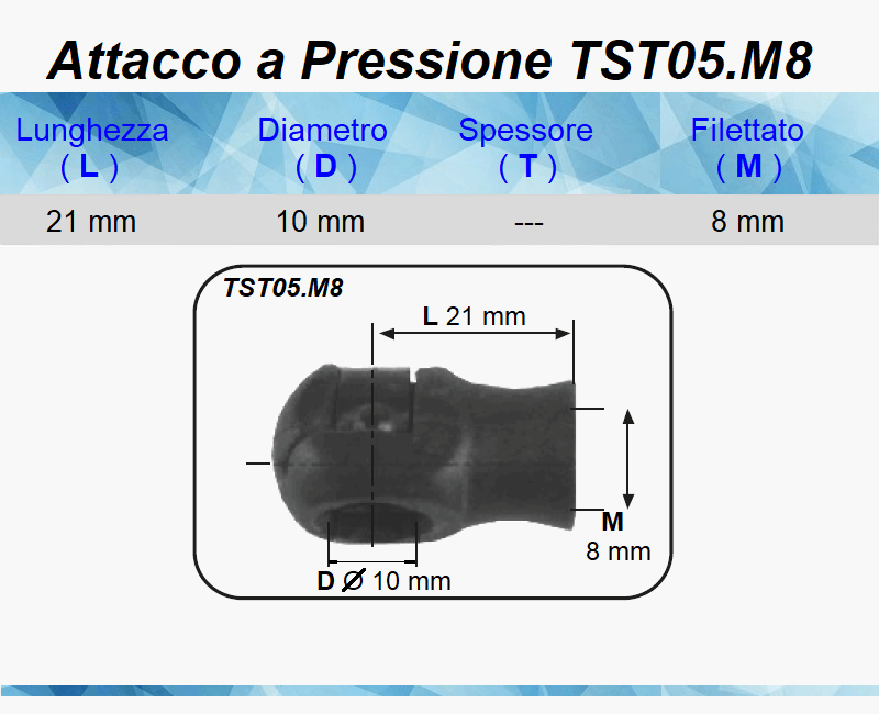 NITVIA 10 pz Molla di Compressione Filo Dia 1.2mm Acciaio