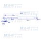 Coppia Pistone Molla a gas 415 mm occhiello foro 8,2 mm 150N - Mille Molle a Gas
