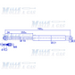 Coppia Pistone Molla a gas 785 mm occhiello foro 8,2 mm 500N - Mille Molle a Gas
