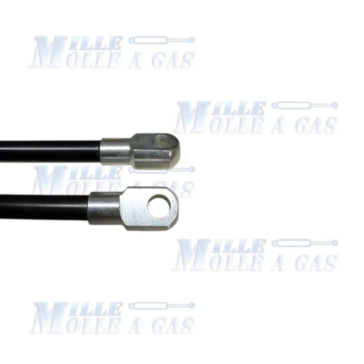 Coppia Pistone Molla a gas 685 mm occhiello foro 8,2 mm 650N - Mille Molle a Gas