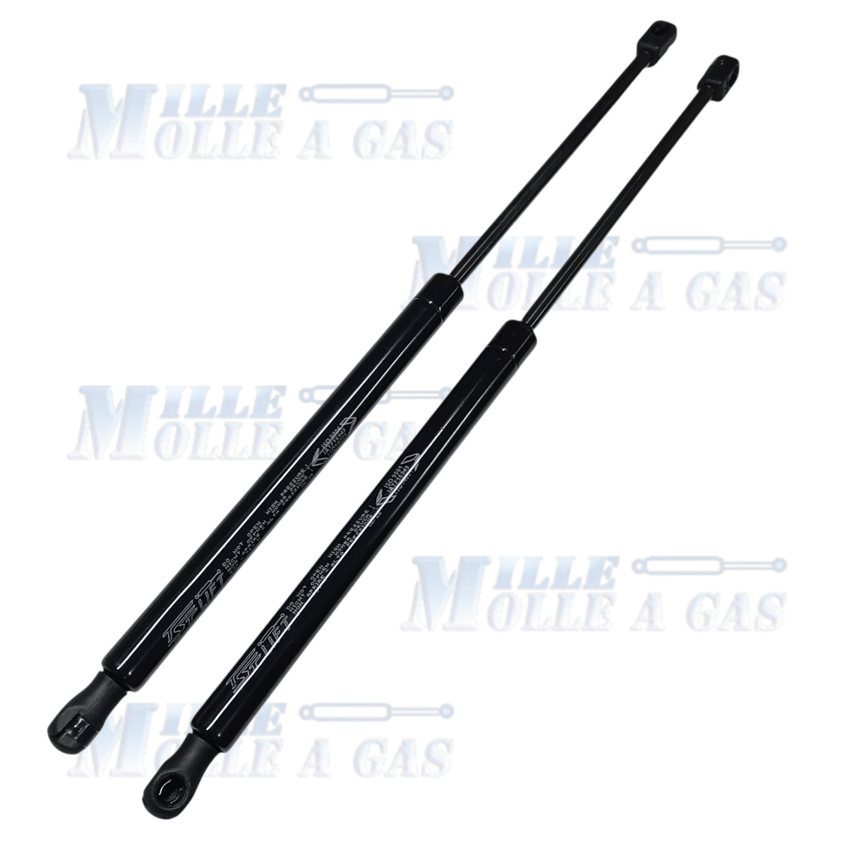 Coppia pistone molla a gas 530 mm attacco rapido a pressione 1000N - Mille Molle a Gas