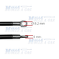 Coppia Pistone Molla a gas 415 mm occhiello foro 8,2 mm 250N - Mille Molle a Gas