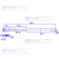 Coppia Pistone Molla a gas 460 mm occhiello foro 8,2 mm 1200N - Mille Molle a Gas
