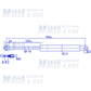 Coppia Pistone Molla a gas 540 mm occhiello foro 8,2 mm 250N - Mille Molle a Gas