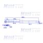 Coppia Pistone Molla a gas 685 mm occhiello foro 8,2 mm 650N - Mille Molle a Gas