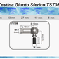 Mille Molle a Gas Testina Giunto Sferico TST08 M8